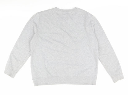 Burton Menswear Grey XL Men's Graphic Pullover Jumper