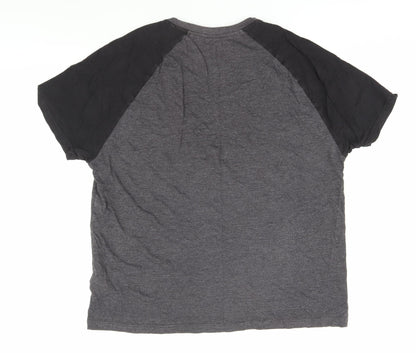 Red Herring Men's Grey Slim Fit Large T-Shirt