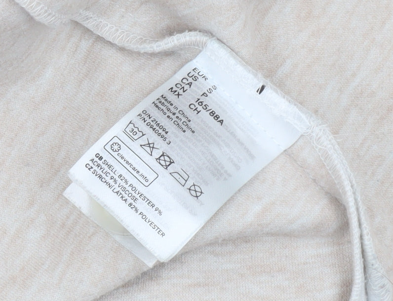 H&M Women's White Mid-Length Jacket, Size S
