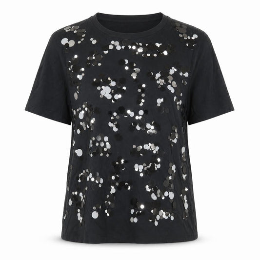 Womens UK Size 12 Marks and Spencer Black Basic T-Shirt