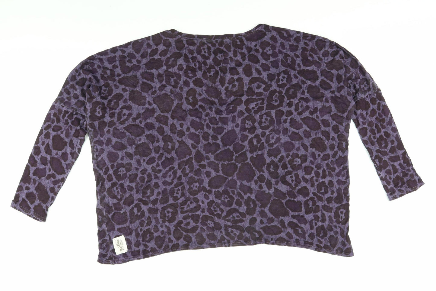 A Postcard from Brighton Women's Top, Purple, Size 10, 3/4 Sleeve