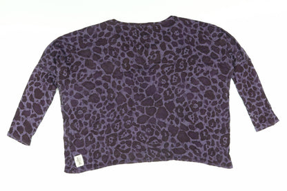 A Postcard from Brighton Women's Top, Purple, Size 10, 3/4 Sleeve