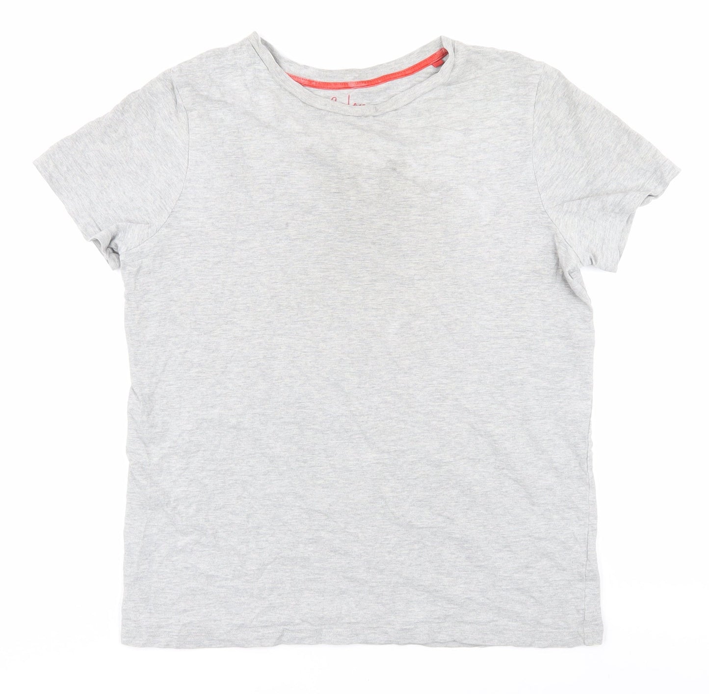 Boden Grey Teen T-Shirt, Size L, Basic Style, Crew Neck
