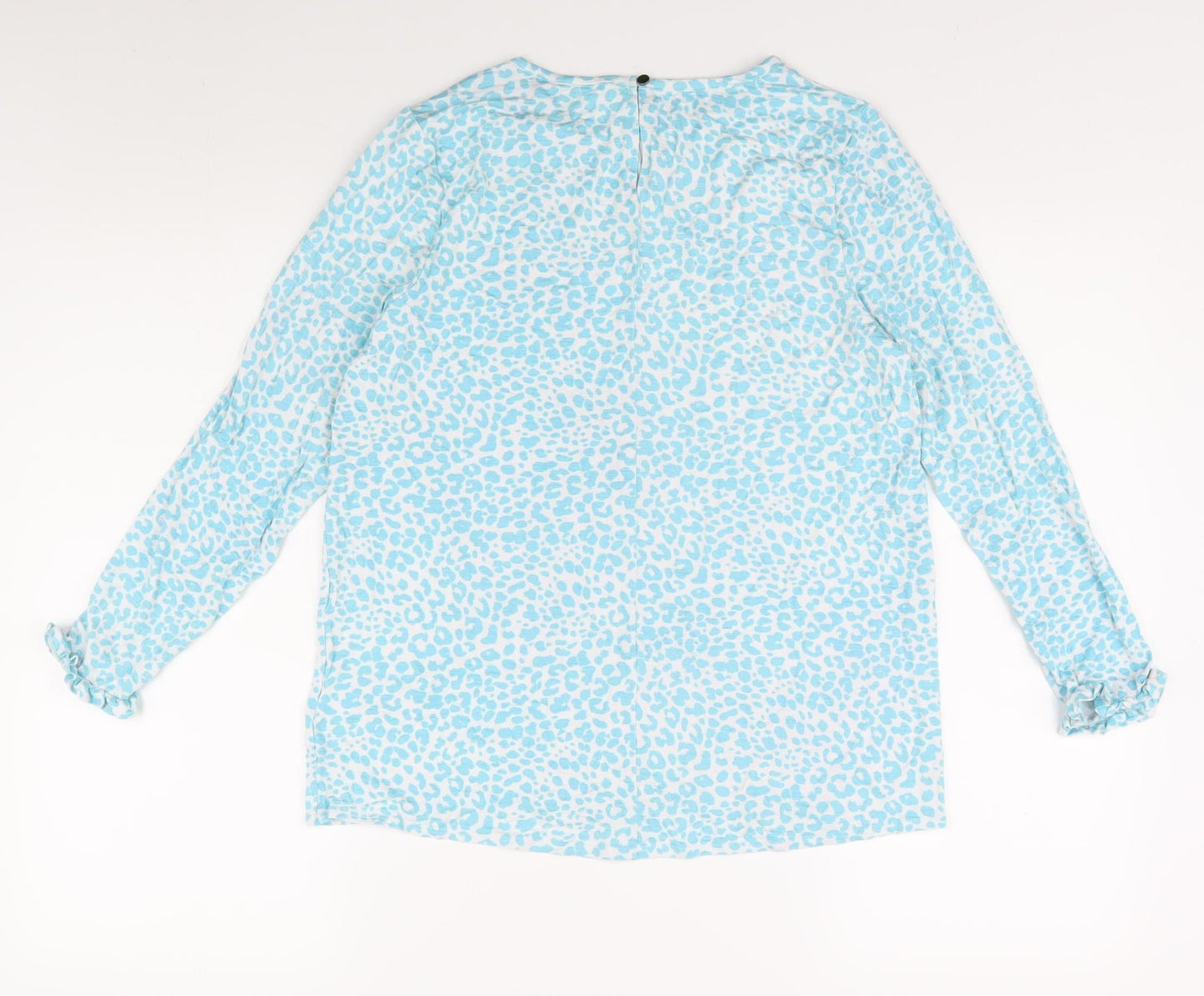 Dannii Minogue Women's Blue XS Crew Neck Blouse
