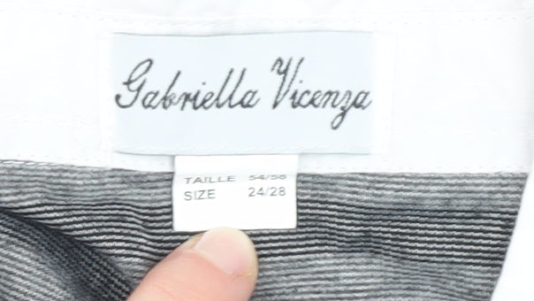 Womens UK Size 24 Gabriella Vicenza Black Wrap Blouse