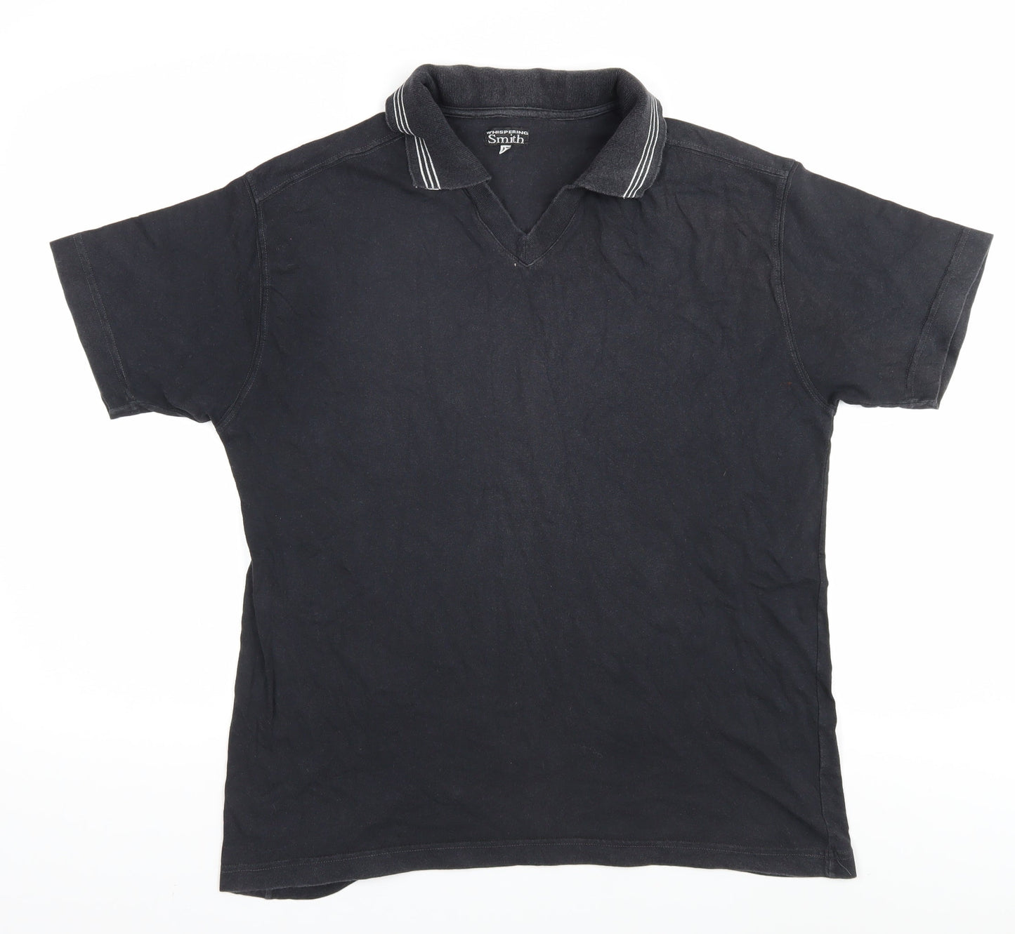 Whispering Smith Unisex Black M Polo Shirt