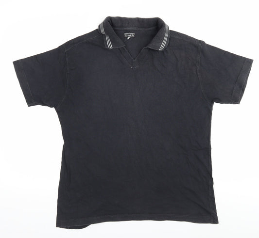 Whispering Smith Unisex Black M Polo Shirt