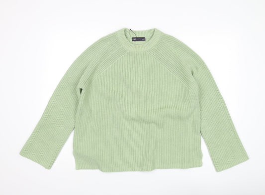 Womens UK Size M Marks and Spencer Green Pullover Jumper