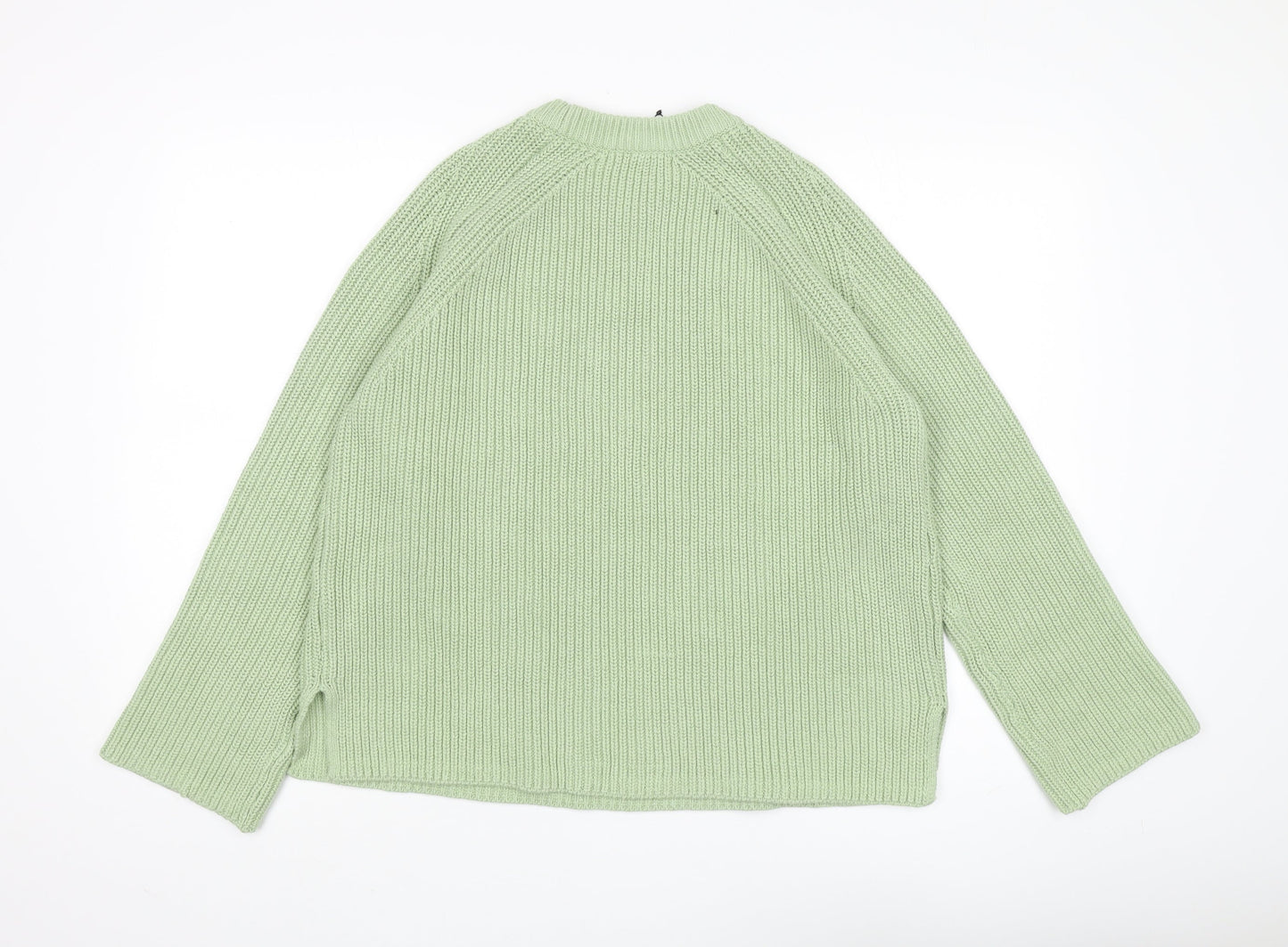 Womens UK Size M Marks and Spencer Green Pullover Jumper