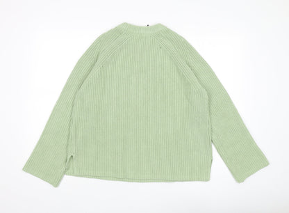 Womens UK Size M Marks and Spencer Green Pullover Jumper