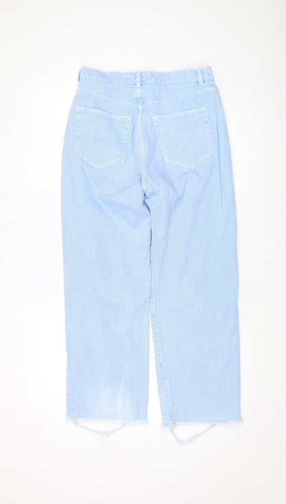 Pull&Bear Women’s Blue Straight Jeans, Size 8