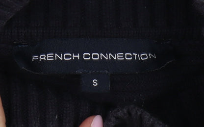 Womens UK Size S French Connection Black Pullover Jumper