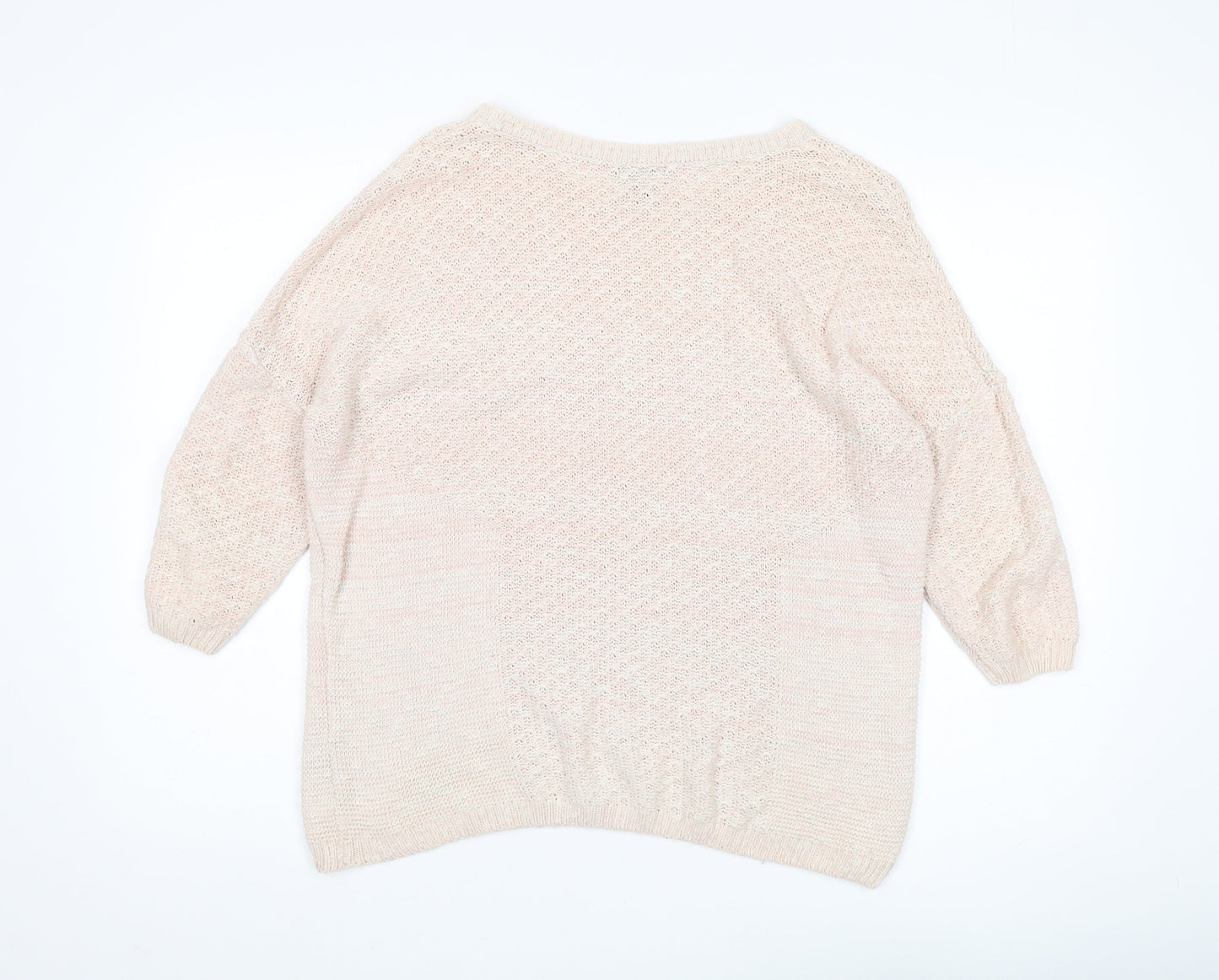 Womens UK Size 6 Topshop Pink Pullover Jumper