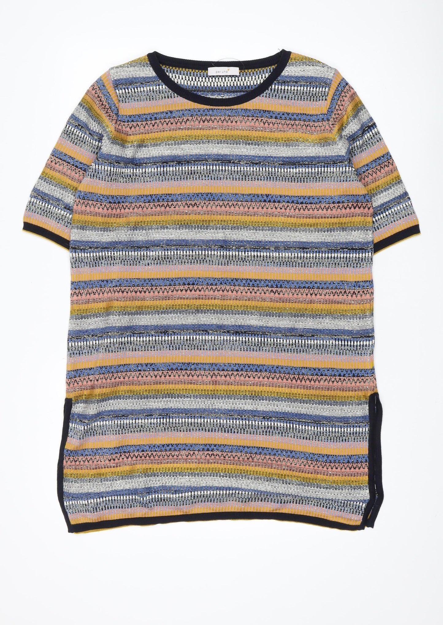 Womens UK Size L Marks and Spencer Multicoloured Pullover Jumper