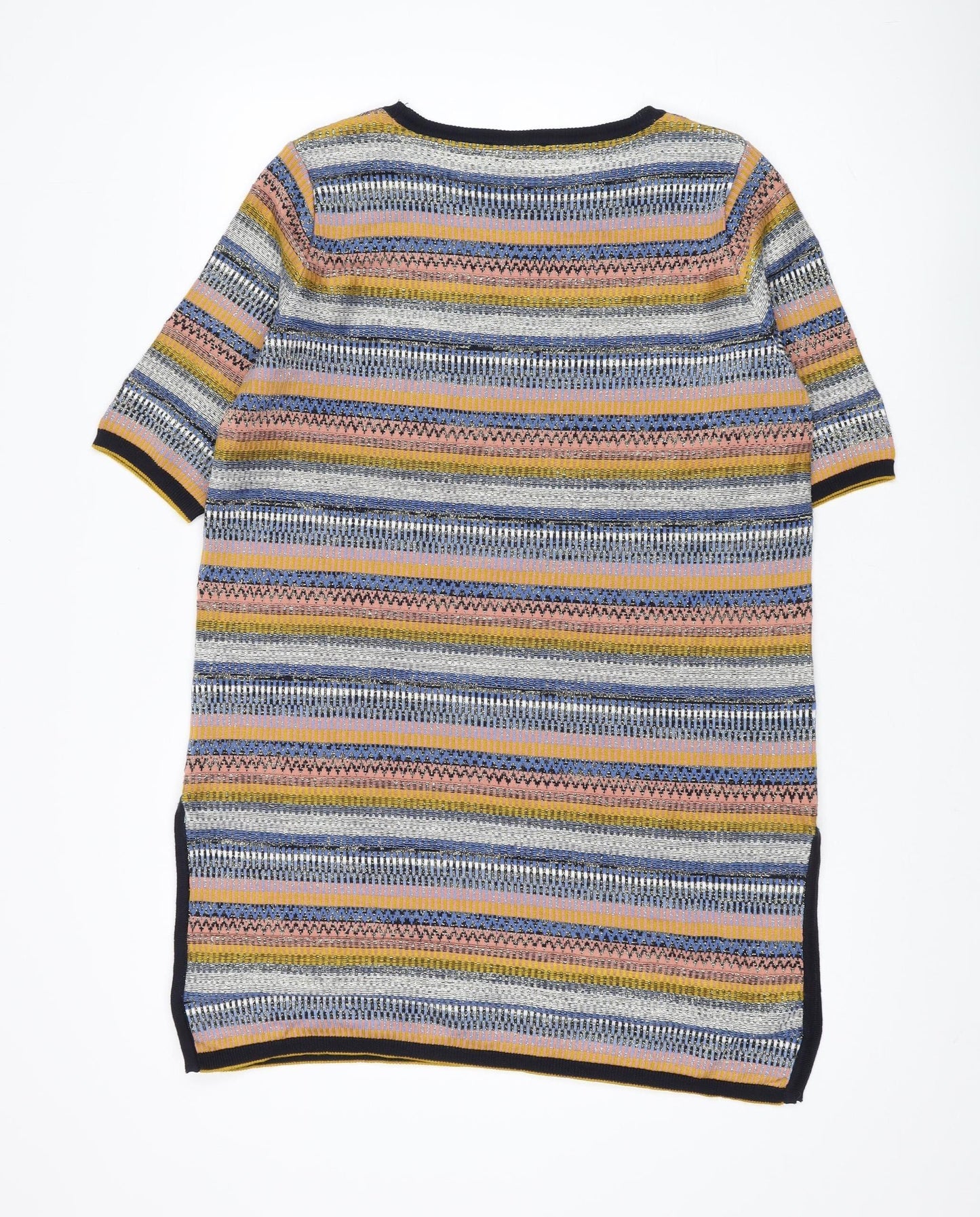 Womens UK Size L Marks and Spencer Multicoloured Pullover Jumper