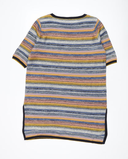 Womens UK Size L Marks and Spencer Multicoloured Pullover Jumper