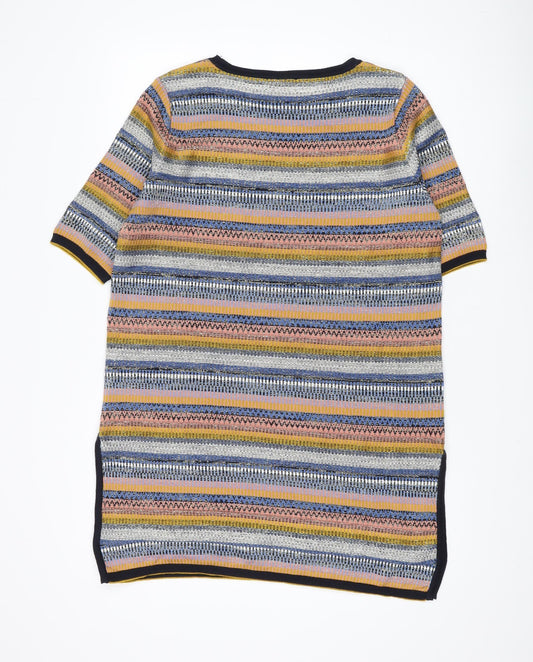 Womens UK Size L Marks and Spencer Multicoloured Pullover Jumper