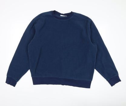 Weekday Men's Blue Pullover Sweatshirt, Size L