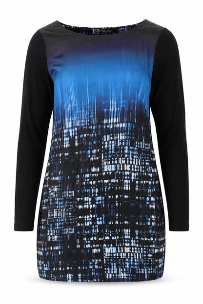 Womens UK Size 12 Marks and Spencer Blue Jersey Blouse