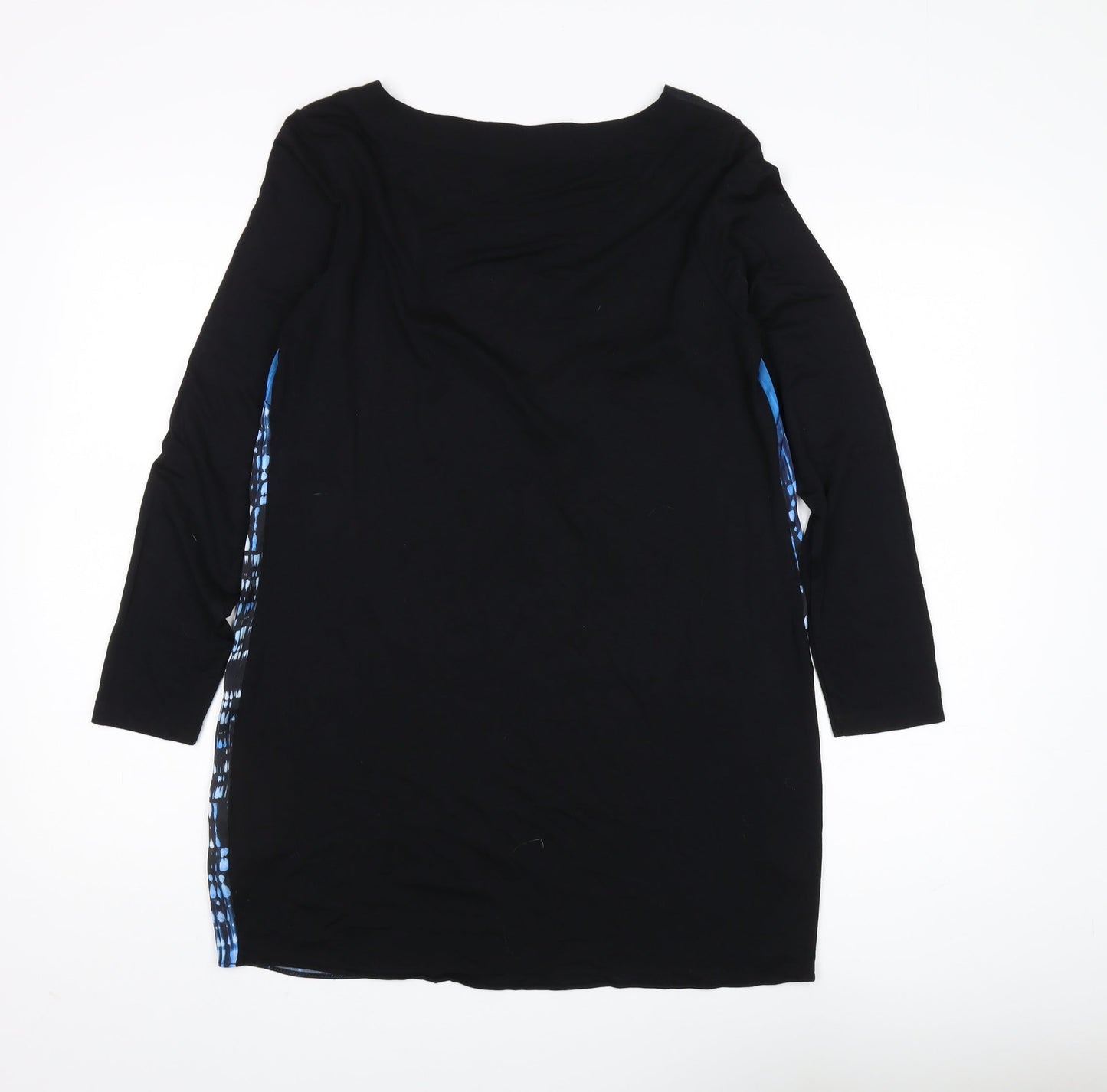 Womens UK Size 12 Marks and Spencer Blue Jersey Blouse