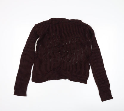 Womens UK Size 10 Dorothy Perkins Brown Pullover Jumper