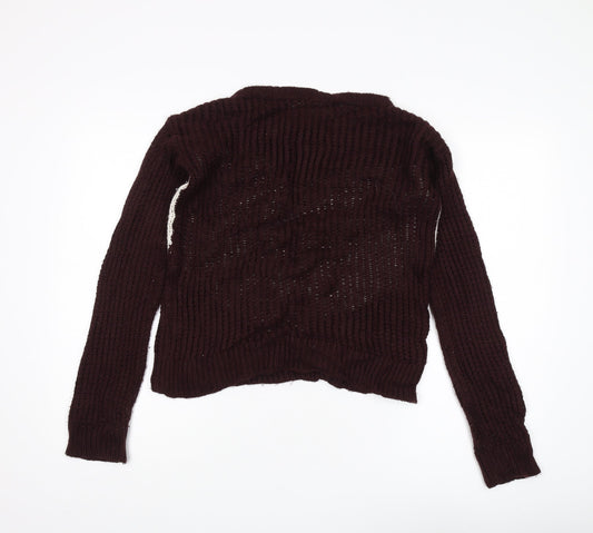 Womens UK Size 10 Dorothy Perkins Brown Pullover Jumper