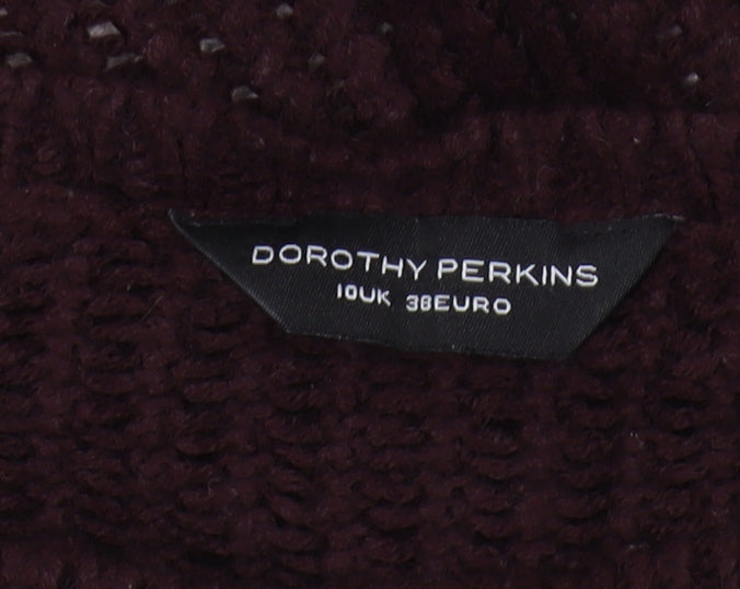 Womens UK Size 10 Dorothy Perkins Brown Pullover Jumper