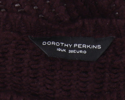 Womens UK Size 10 Dorothy Perkins Brown Pullover Jumper