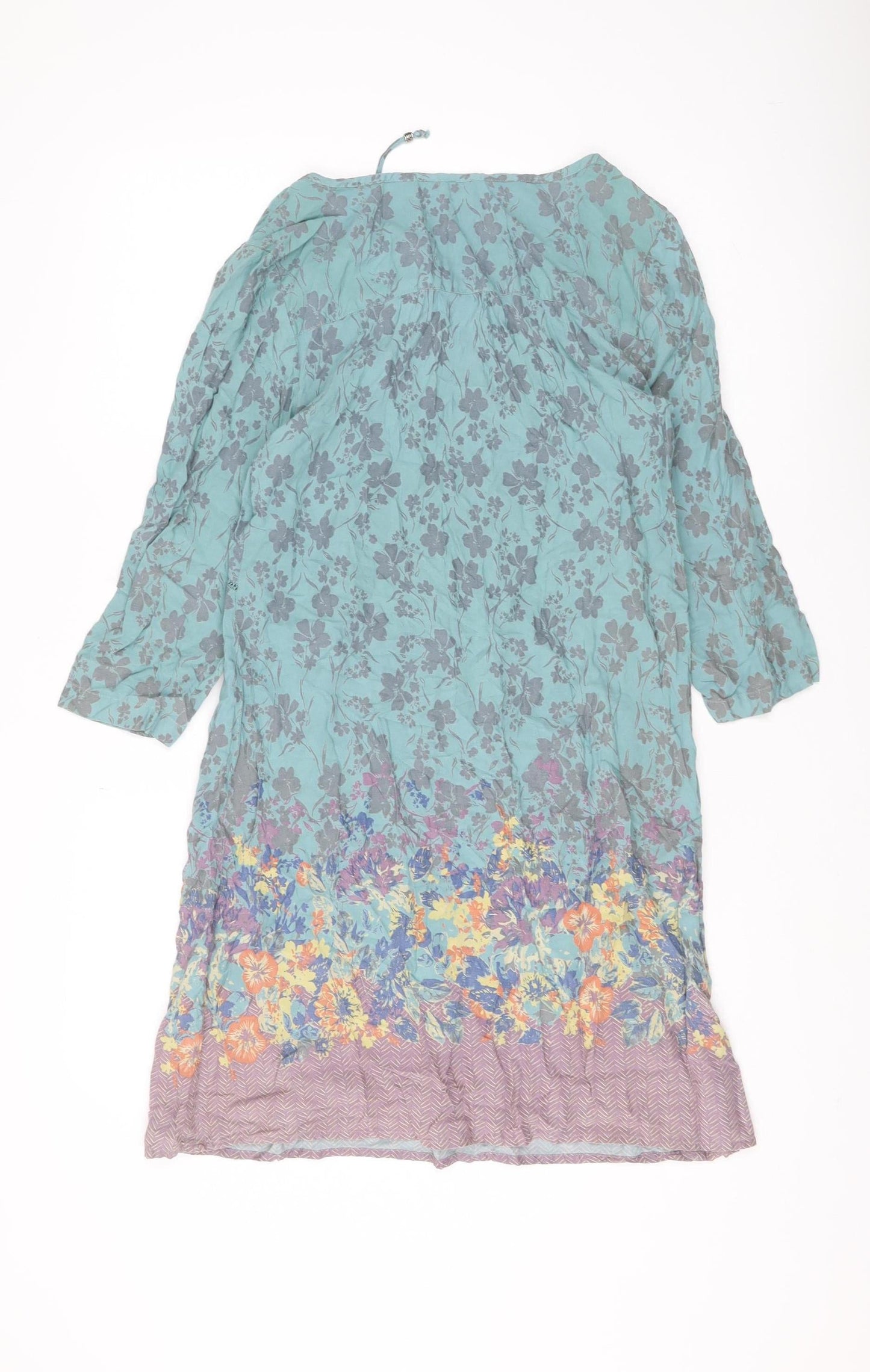Marks & Spencer Women's Multicoloured Floral Shift Dress Size 12