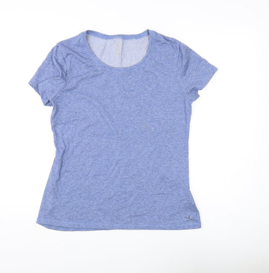 Decathlon Women's Blue T-Shirt, S, Lightweight Activewear