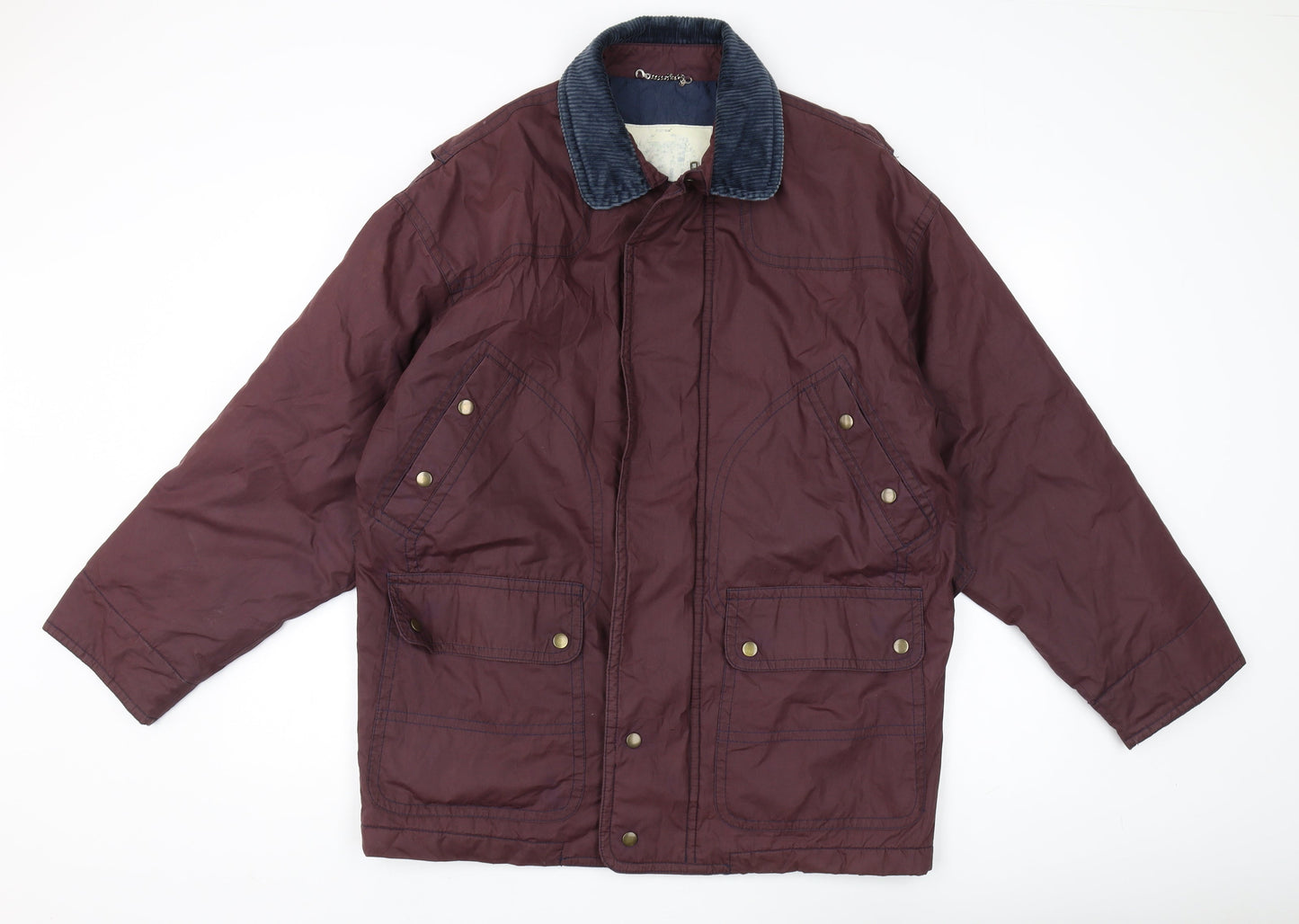 Mens UK Size M St Michael Wine Parka Coat