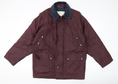 Mens UK Size M St Michael Wine Parka Coat