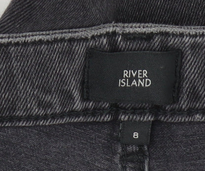 River Island Women's Black Skinny Jeans Size 8