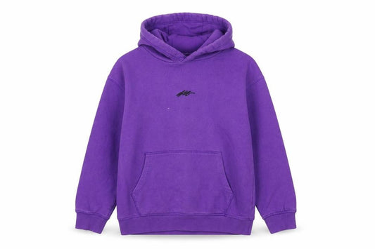 Next Boys Purple Hoodie Pullover, Size 9 Years, Logo Accent
