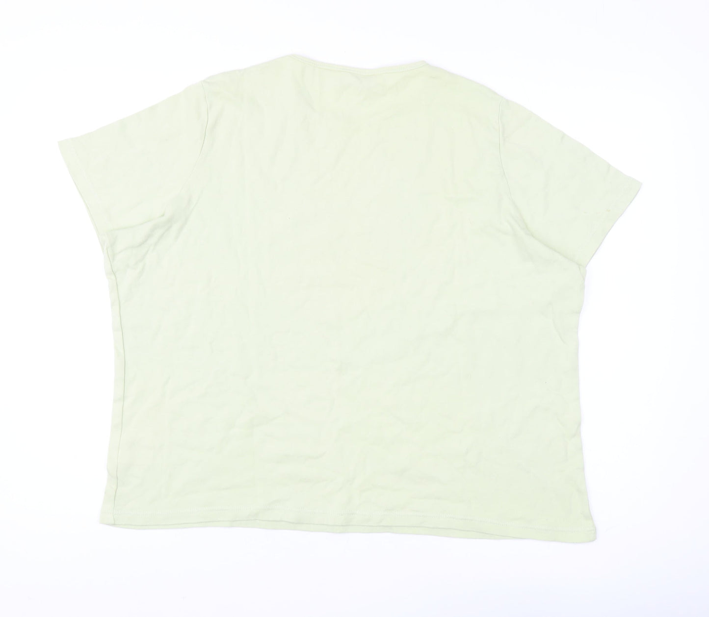 EWM Women's Green Embroidered XL T-Shirt