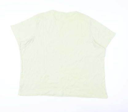 EWM Women's Green Embroidered XL T-Shirt