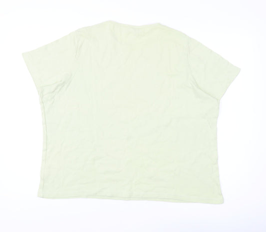 EWM Women's Green Embroidered XL T-Shirt