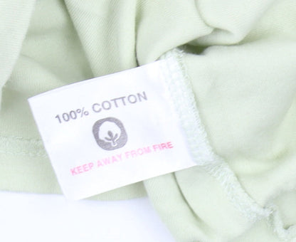 EWM Women's Green Embroidered XL T-Shirt