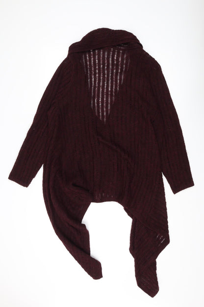 Womens UK Size 14 Marks and Spencer Red Cardigan Jumper