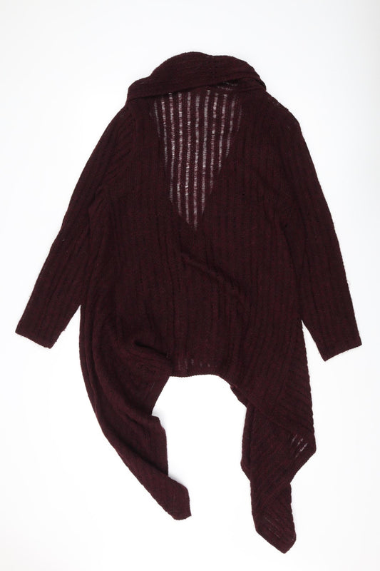 Womens UK Size 14 Marks and Spencer Red Cardigan Jumper