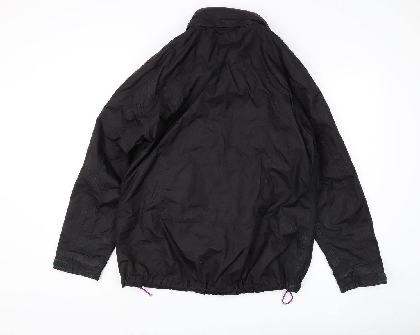 Womens UK Size L Crane Black Rain Coat