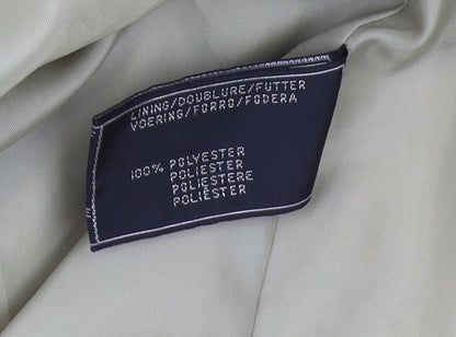 Arnold Scaasi Beige Trench Coat Unisex Adults S Classic