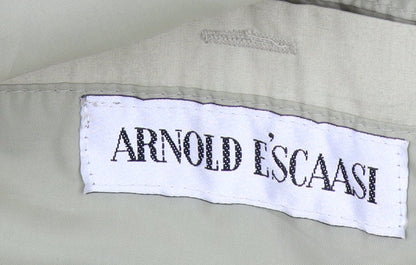 Arnold Scaasi Beige Trench Coat Unisex Adults S Classic