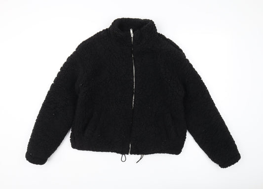 Womens UK Size S New Look Black Basic Jacket