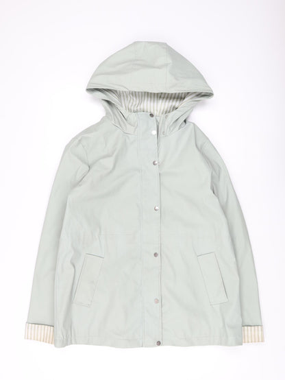 Womens UK Size 10 New Look Green Parka Coat