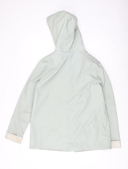 Womens UK Size 10 New Look Green Parka Coat