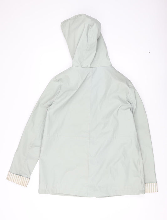 Womens UK Size 10 New Look Green Parka Coat