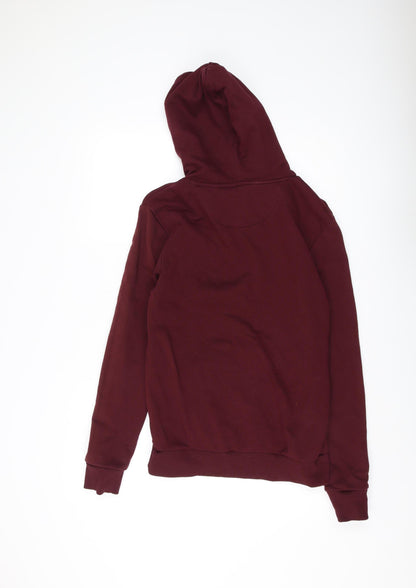 Mens UK Size S NEXT Red Pullover Hoodie