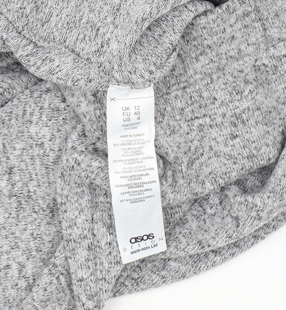 Womens UK Size 12 ASOS Regular Fit  Grey Trousers