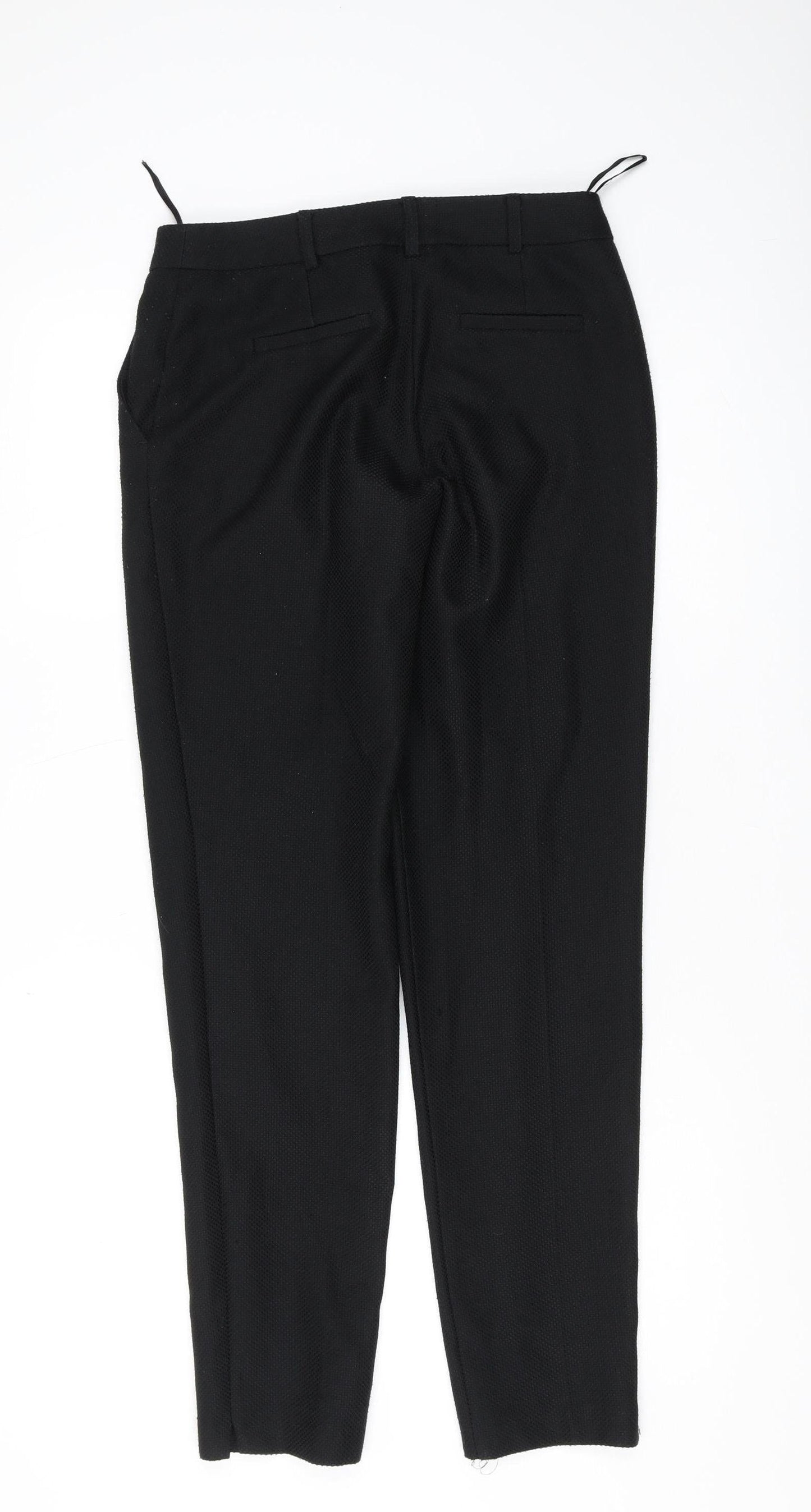 Womens UK Size 8 Dorothy Perkins Regular Fit Dress Pants Black Trousers